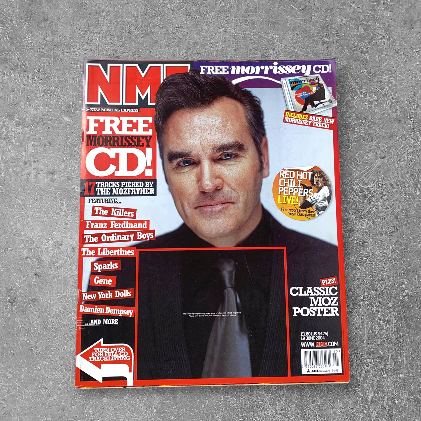 2004 Morrissey - Tracks Picked by the Mozfather - NME Magazine