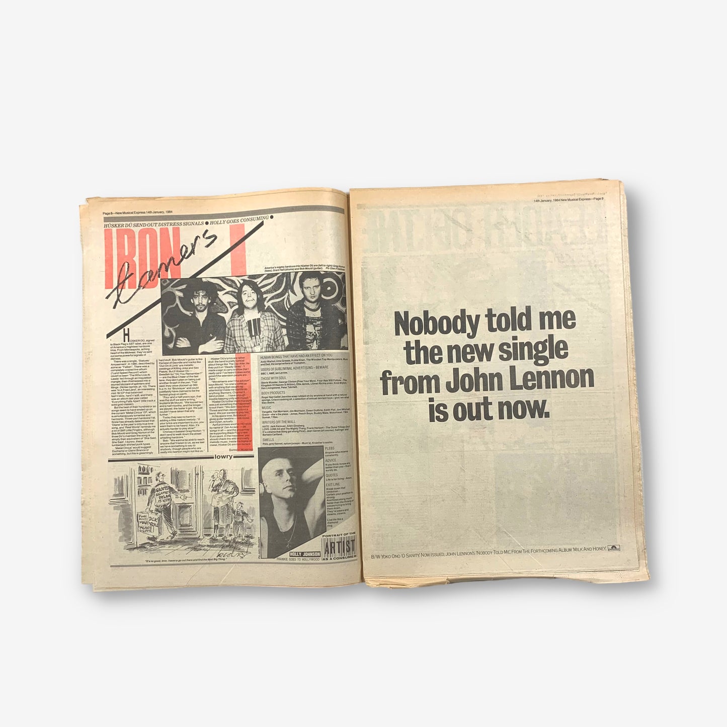 1984 Billy Bragg - Girls, Guns, Guts, Guitars - NME Magazine