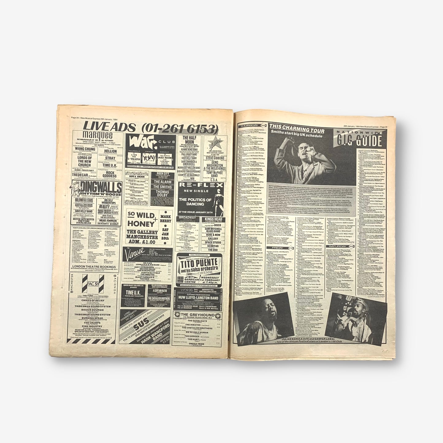 1984 Aswad - Warriors In Charge - NME Magazine