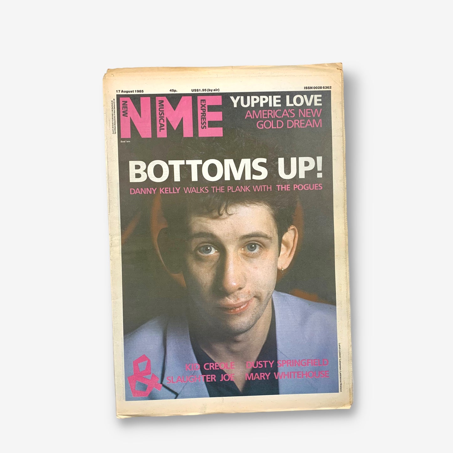 1985 Shane MacGowan - Bottoms Up! - NME Magazine