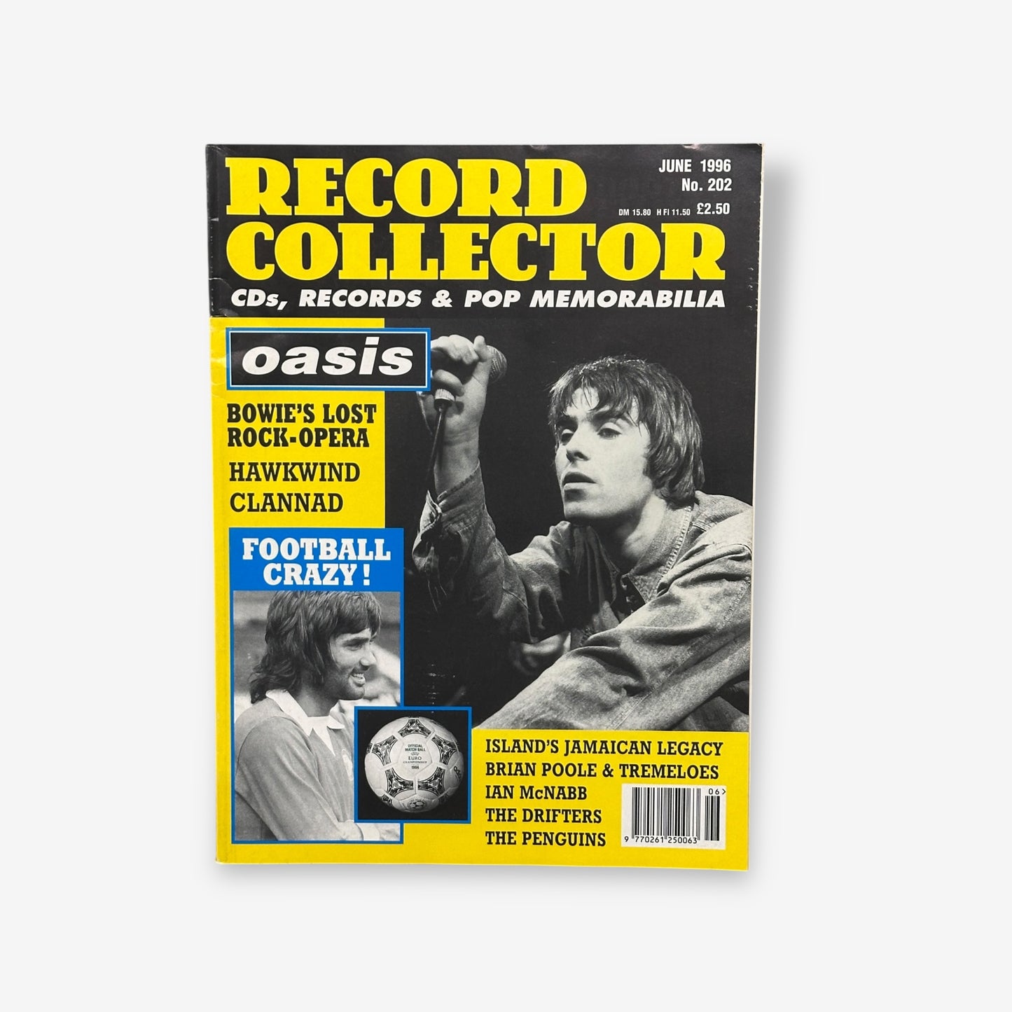 1996 Oasis - Football Crazy - Record Collector Magazine No.202