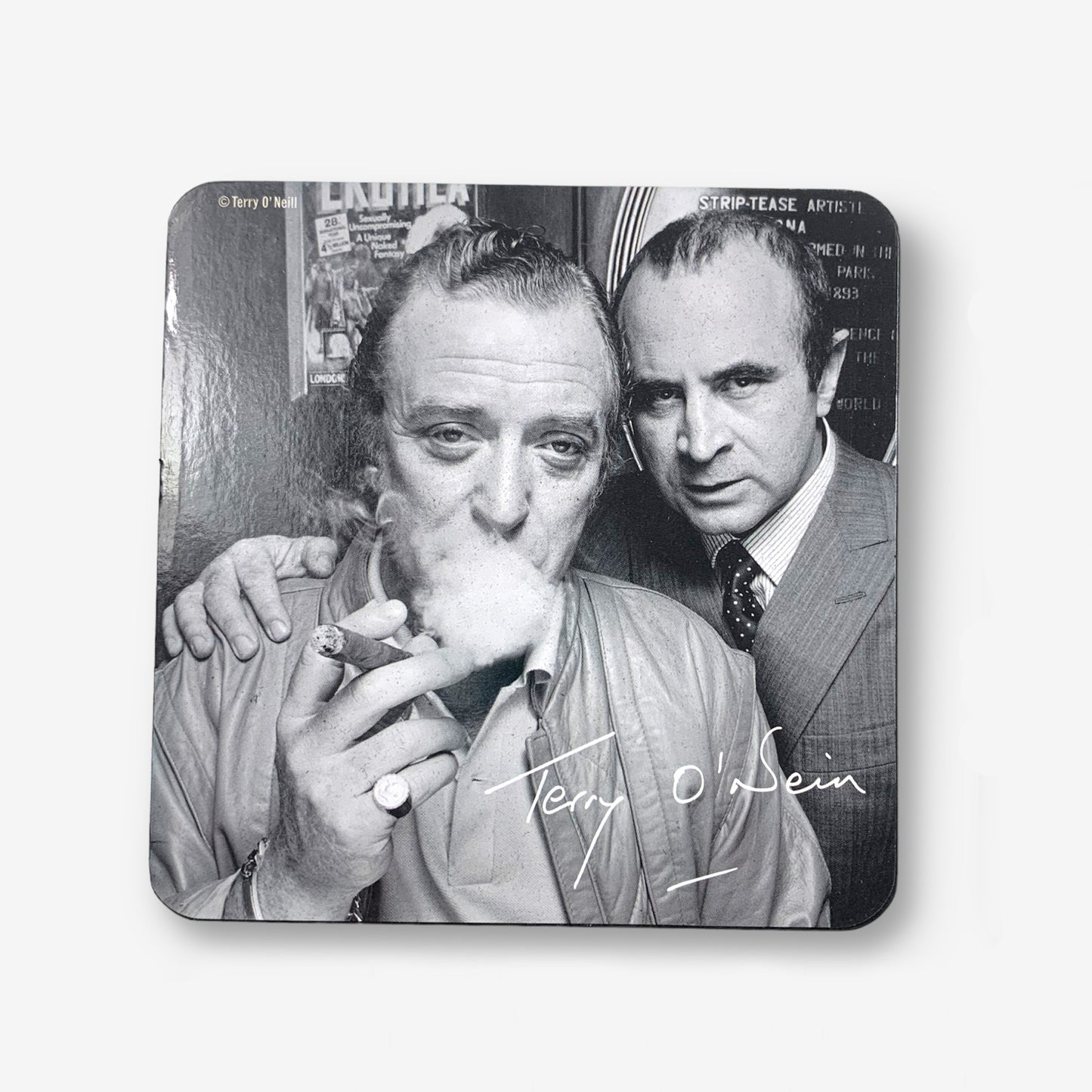 Terry O'Neill Sealed Coaster Pack (Michael Caine, Bob Hoskins, Elton John, etc)