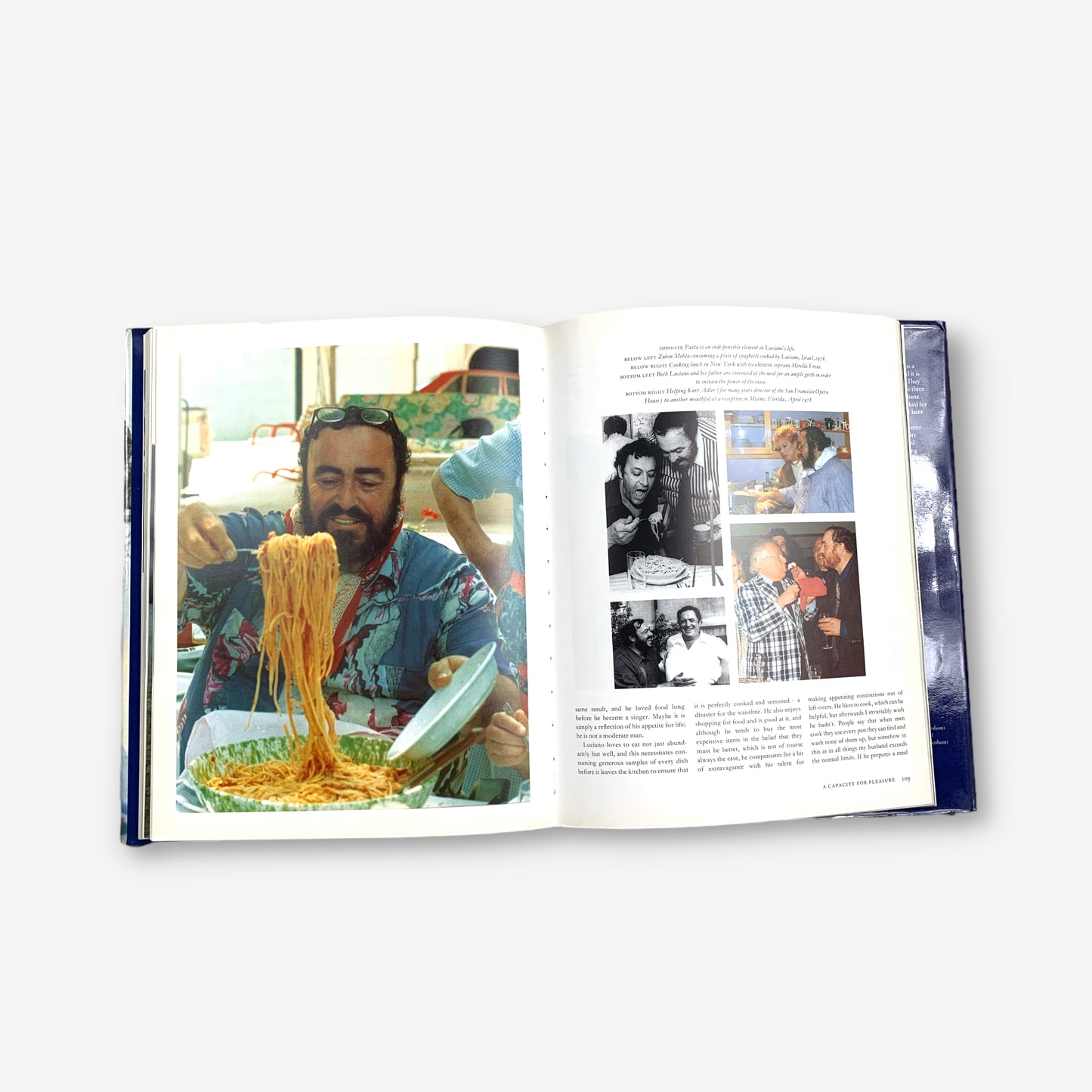 Pavarotti - 'Life with Luciano' - 1992 Hardcover Book (Adua Pavarrotti)