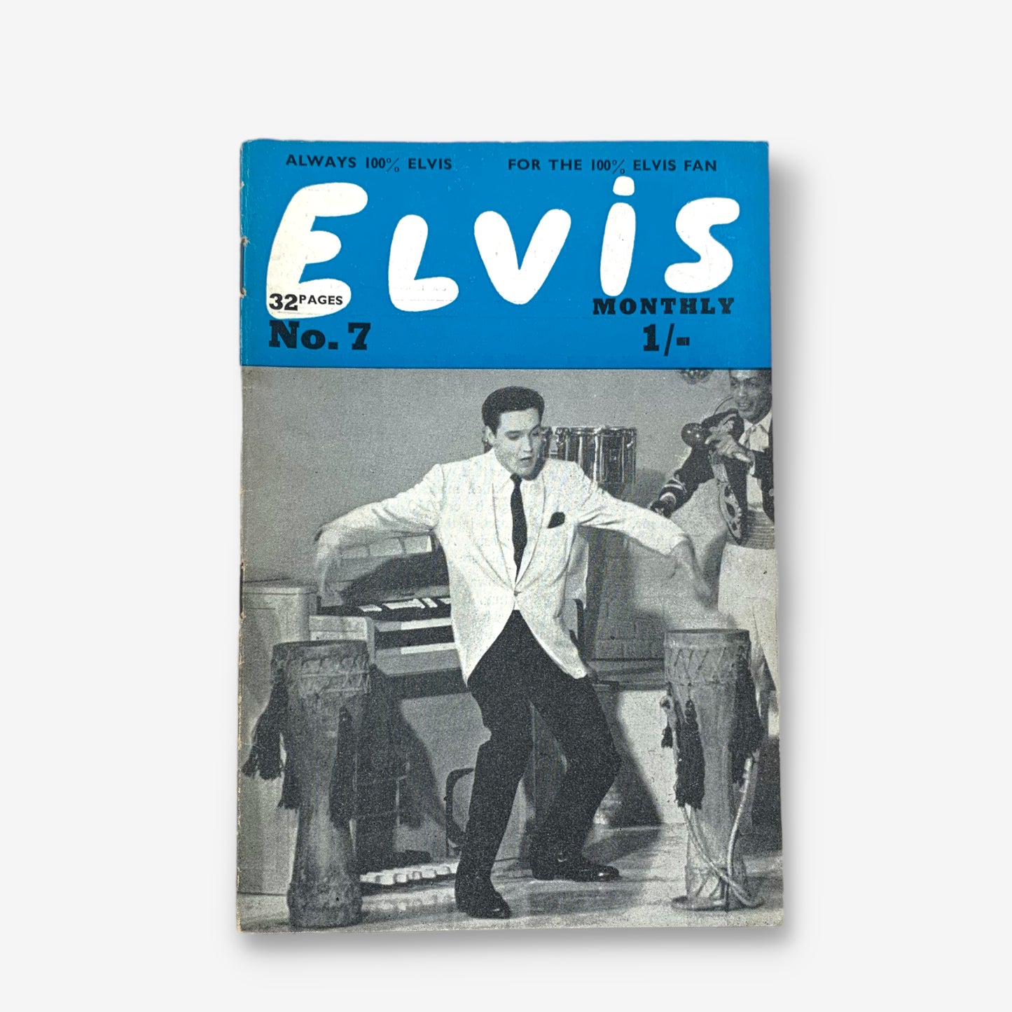 Elvis Monthly Issue 7 - 1963 Elvis Presley A6 Paper Magazine