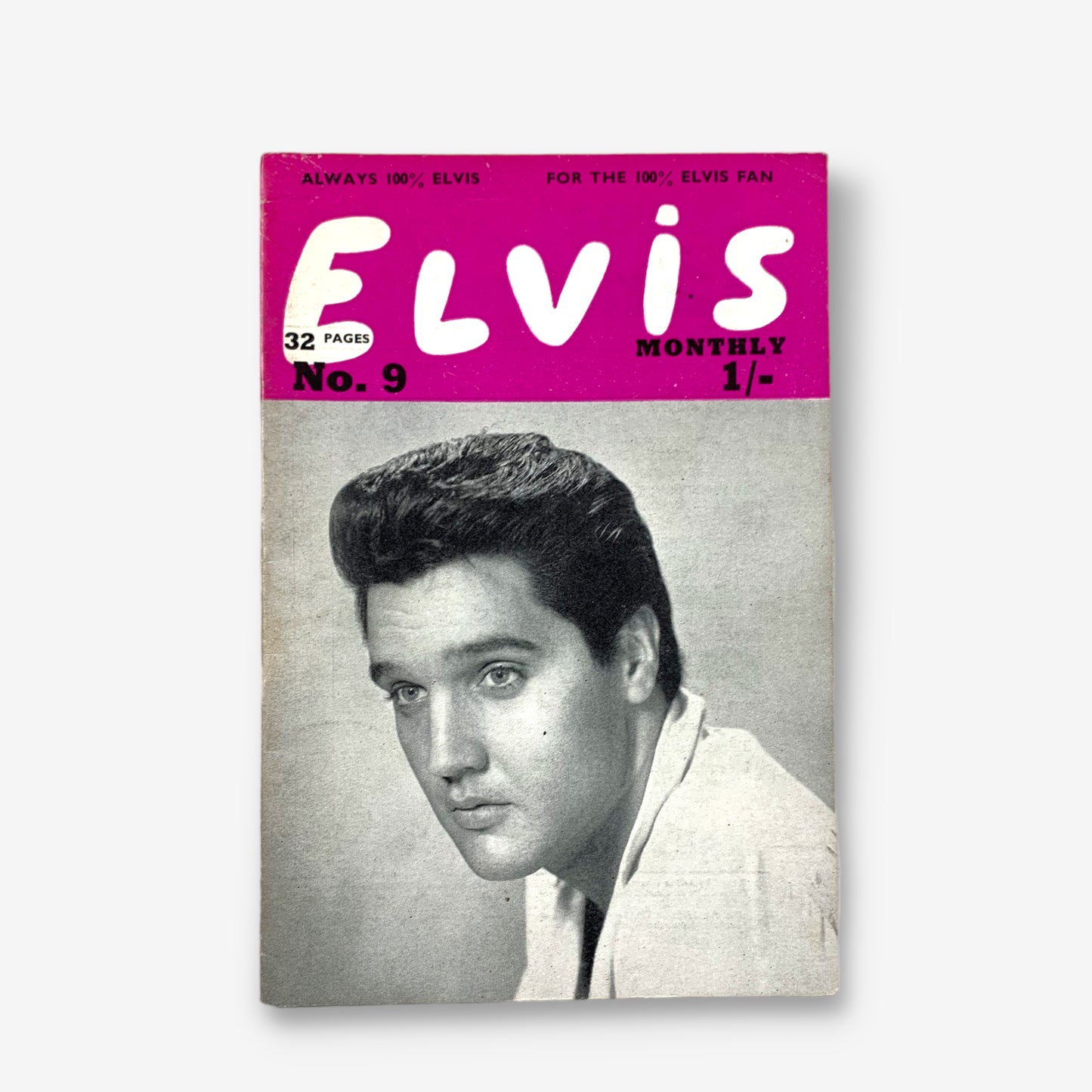 Elvis Monthly Issue 9 - 1962 Elvis Presley A6 Paper Magazine