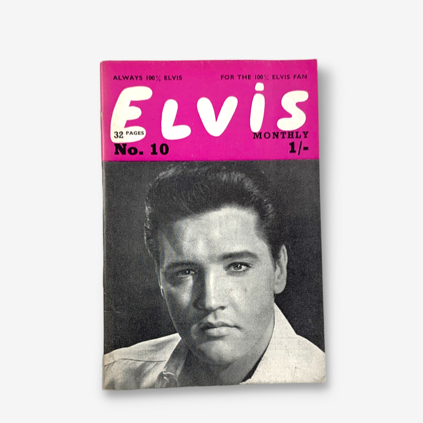 Elvis Monthly Issue 10 - 1963 Elvis Presley A6 Paper Magazine