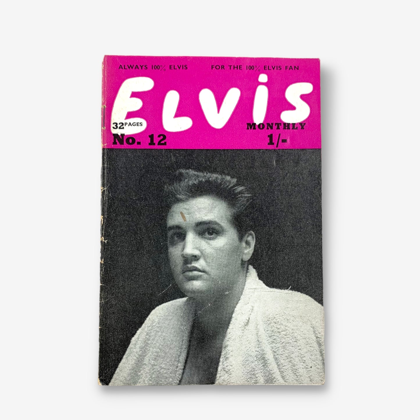 Elvis Monthly Issue 12 - 1962 Elvis Presley A6 Paper Magazine