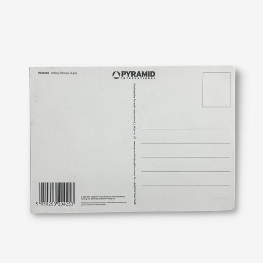 The Rolling Stones Pyramid International Logo Postcard A6