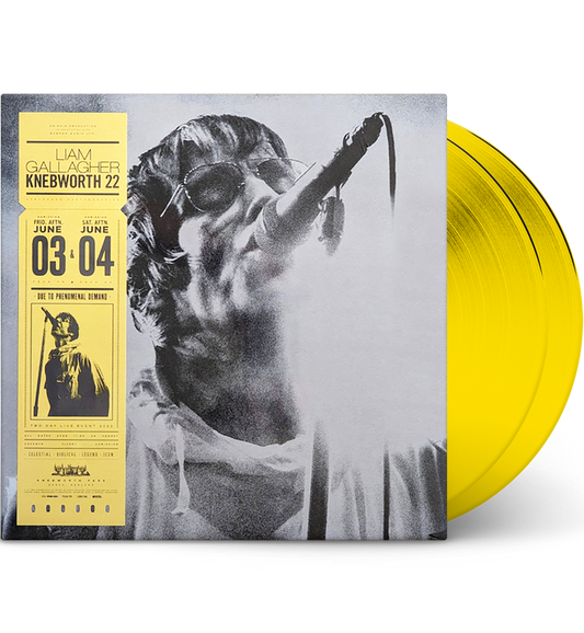 Liam Gallagher – Knebworth 22 (Limited Edition Double-LP on Yellow Vinyl)