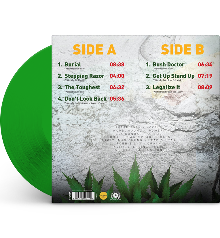 Peter Tosh – At My Father’s Place, Roslyn, 1978 (Limited Edition 12-Inch Album on 180g Green Vinyl)