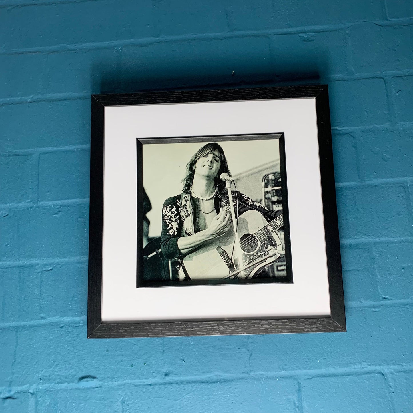 Gram Parsons - Original Framed Magazine Print 8x8"