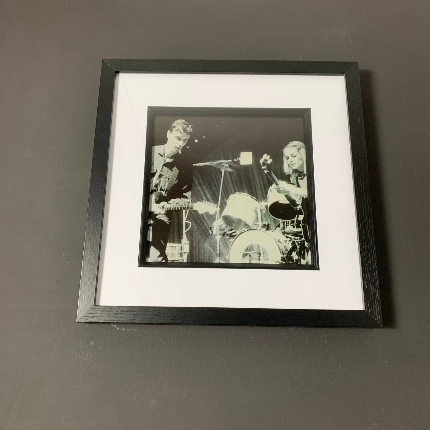 Talking Heads - Original Framed Magazine Print 8x8"