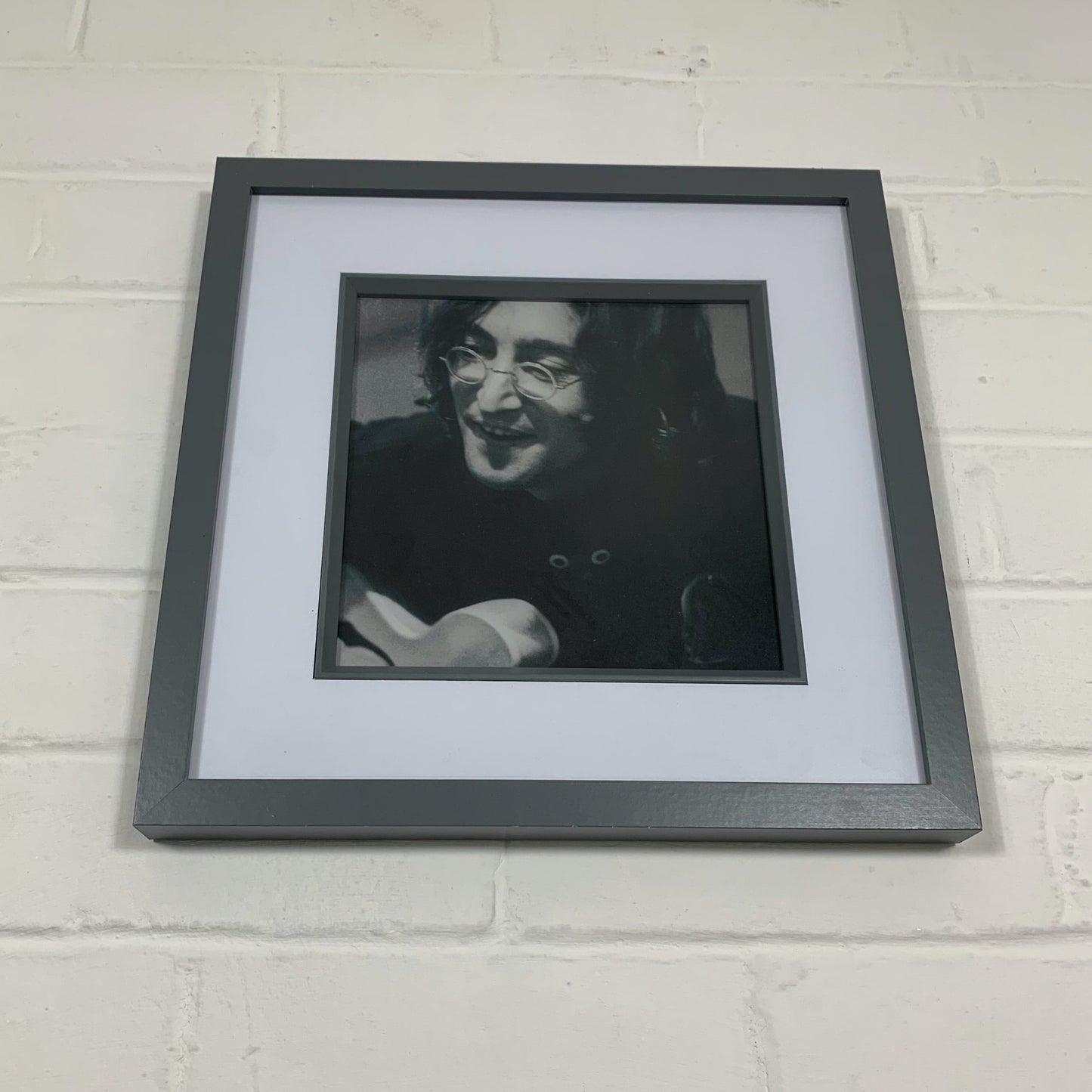 John Lennon - Original Framed Magazine Print 8x8"