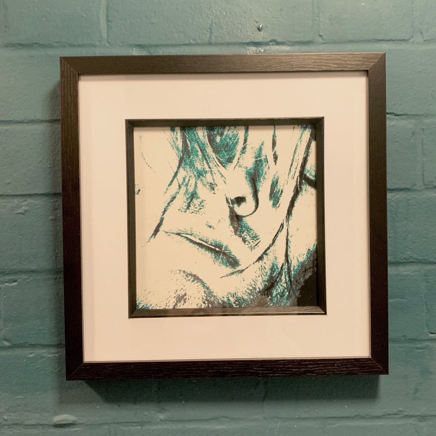 Nirvana - Kurt Cobain - Original Framed Magazine Print 8x8"