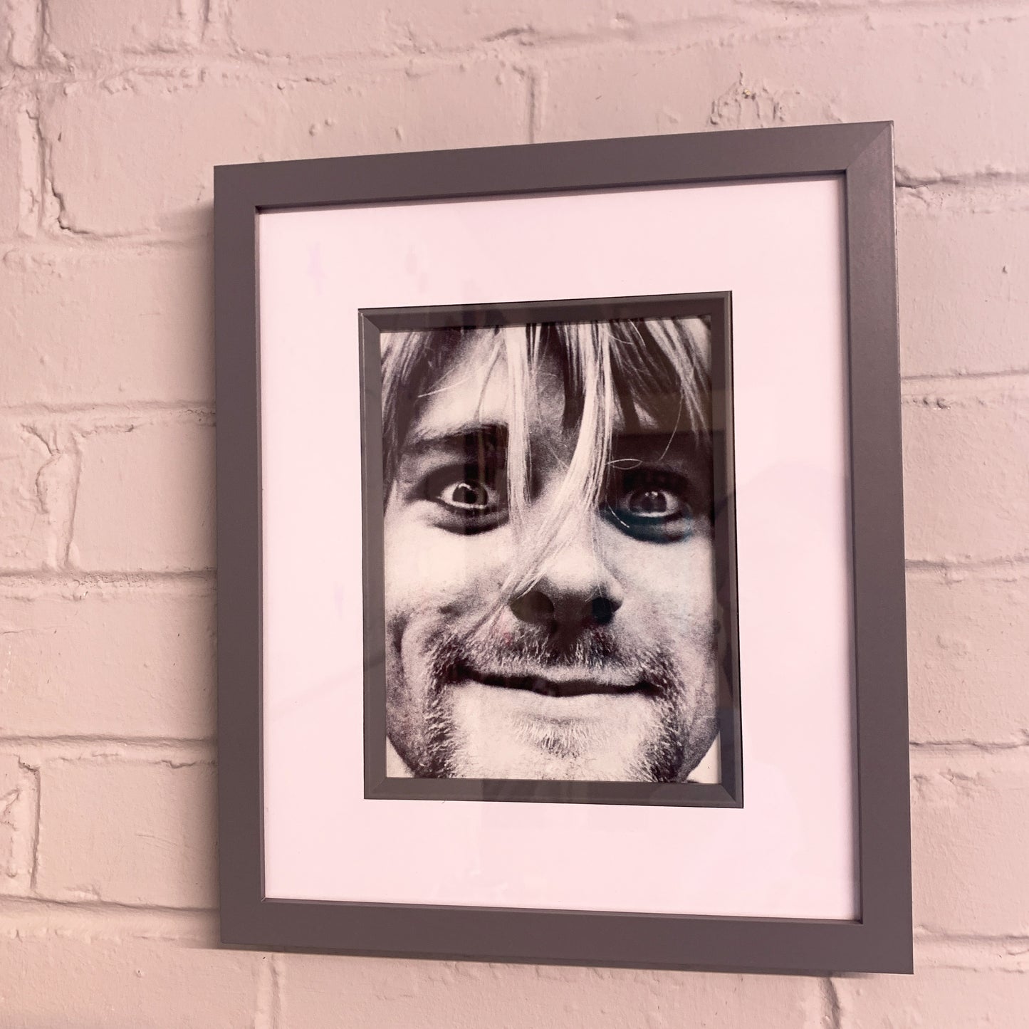 Nirvana - Kurt Cobain - Original Framed Magazine Print 6x8"