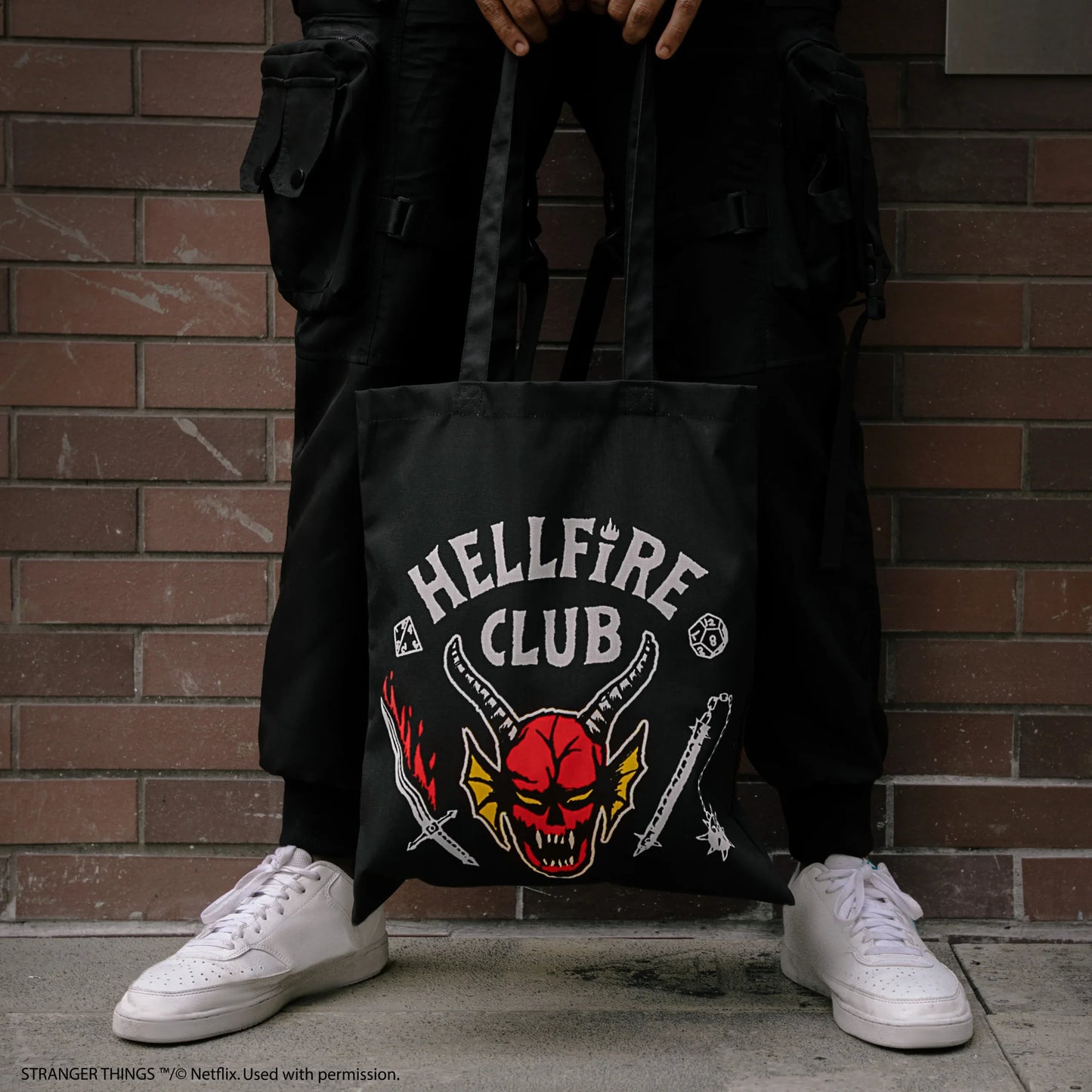 Stranger Things Tote Bag Hellfire Club CR2385