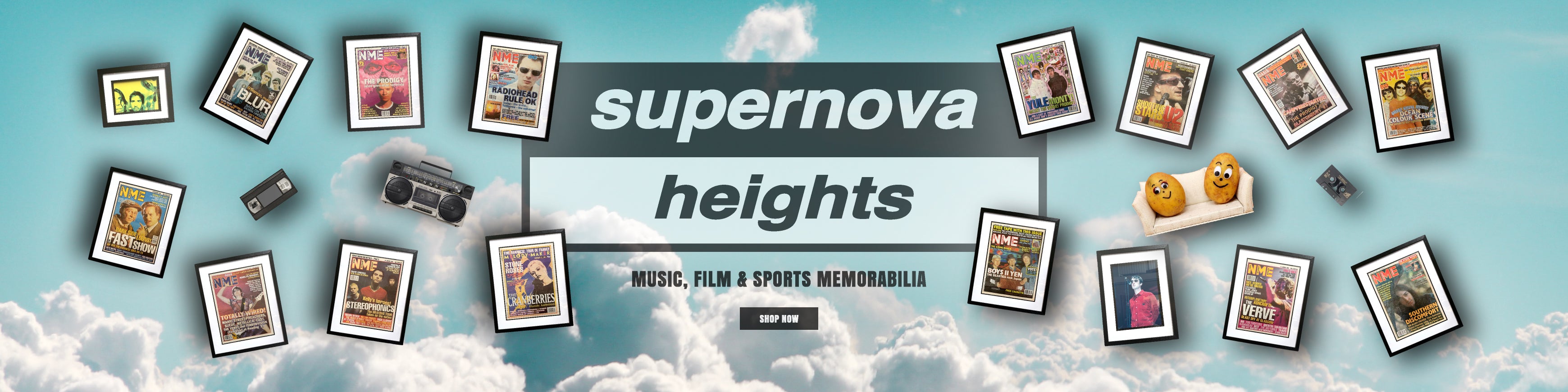 Supernova Heights Memorabilia Banner