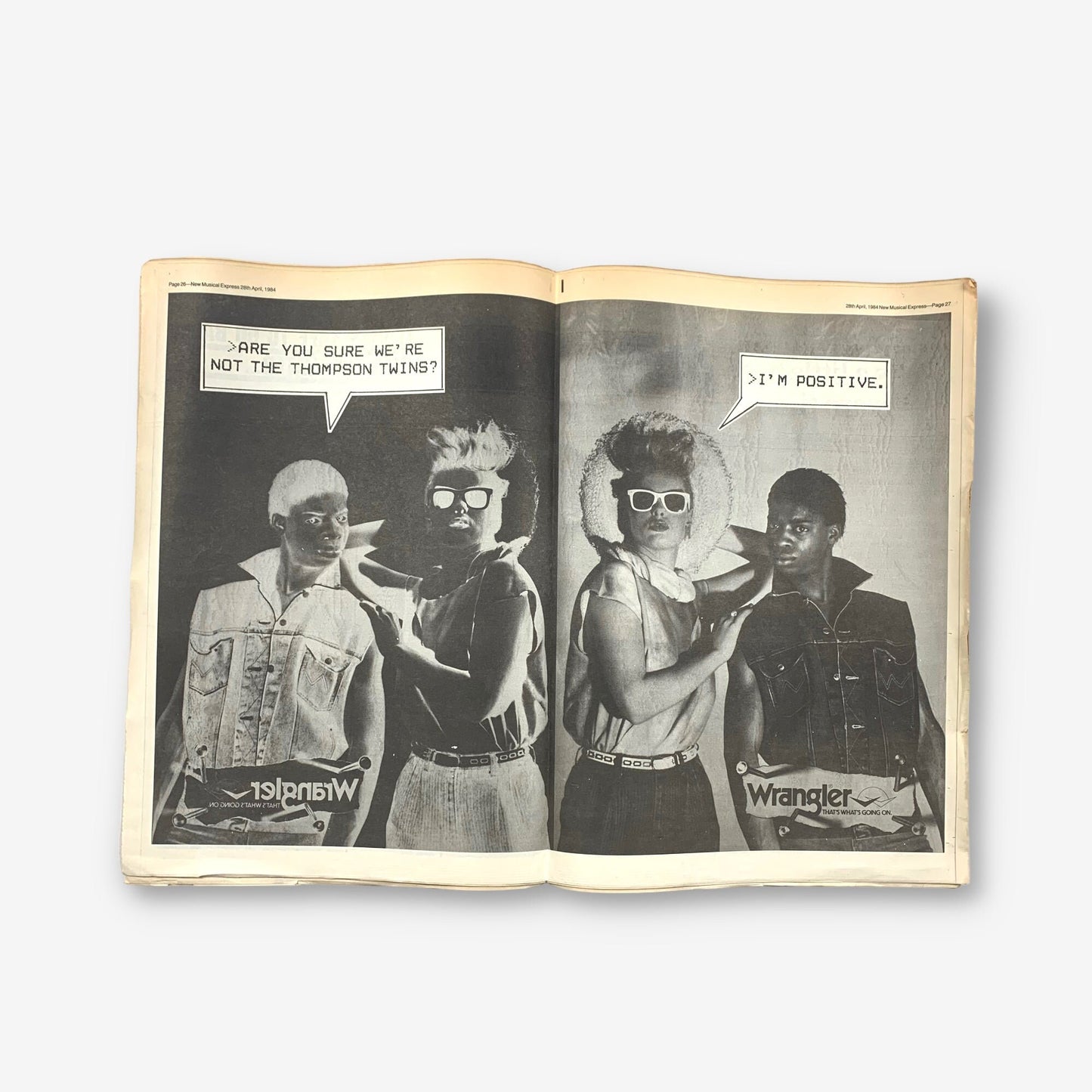 1984 Bananarama - Here Come The Yellowskins - NME Magazine