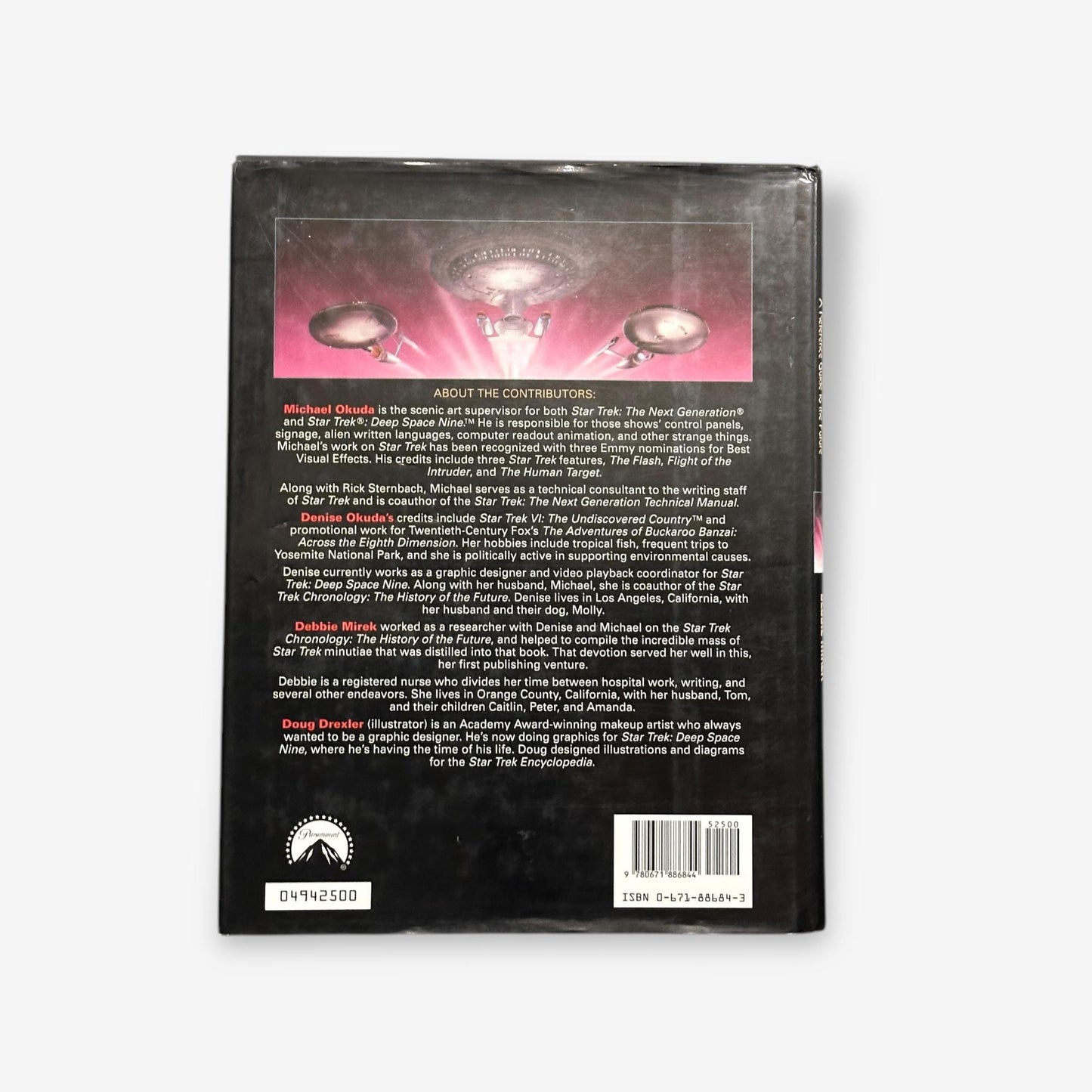 The Star Trek Encyclopaedia - A Reference Guide To The Future 1994 Hardback Book (Michael Okuda)