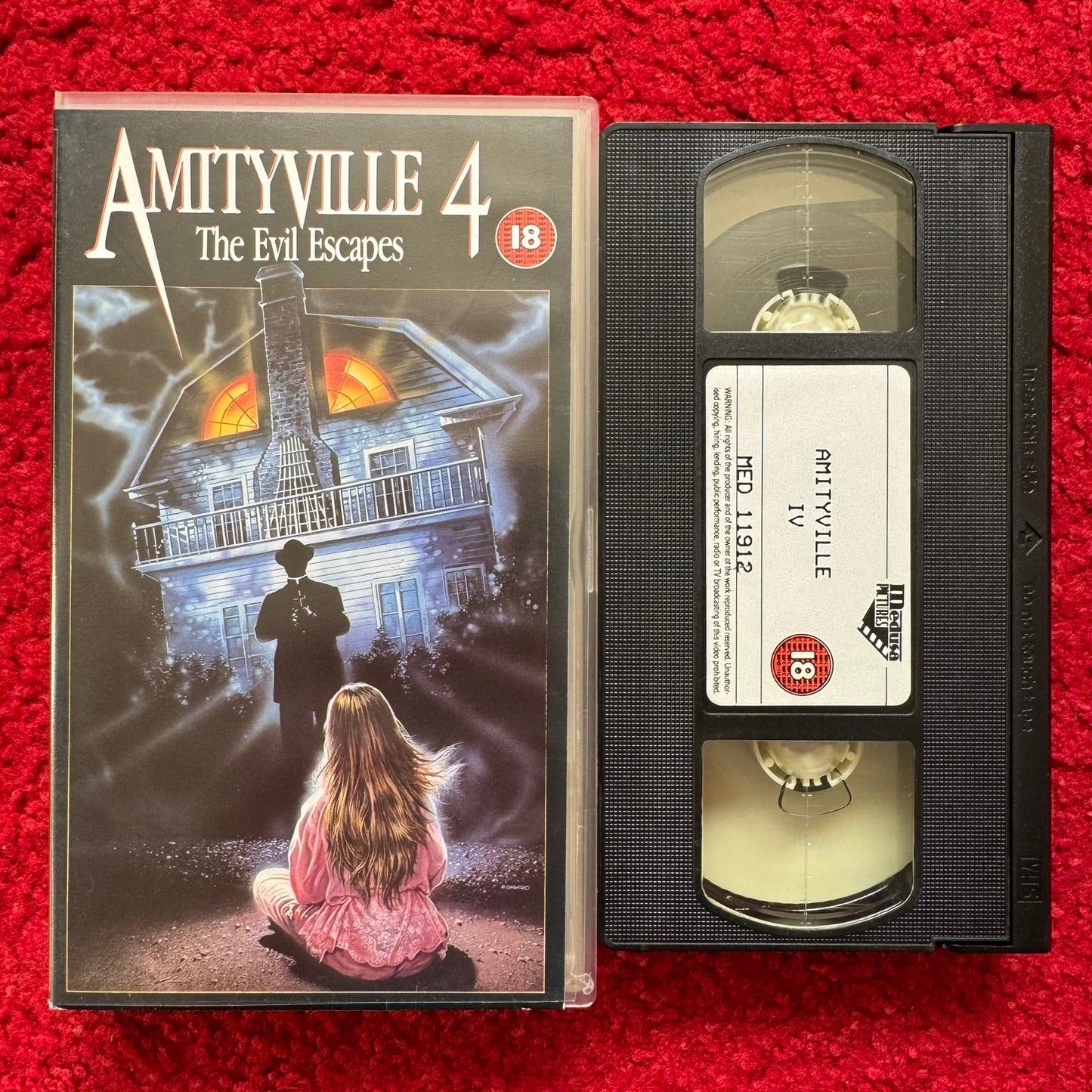 Amityville 4 VHS Video (1989) MED11912