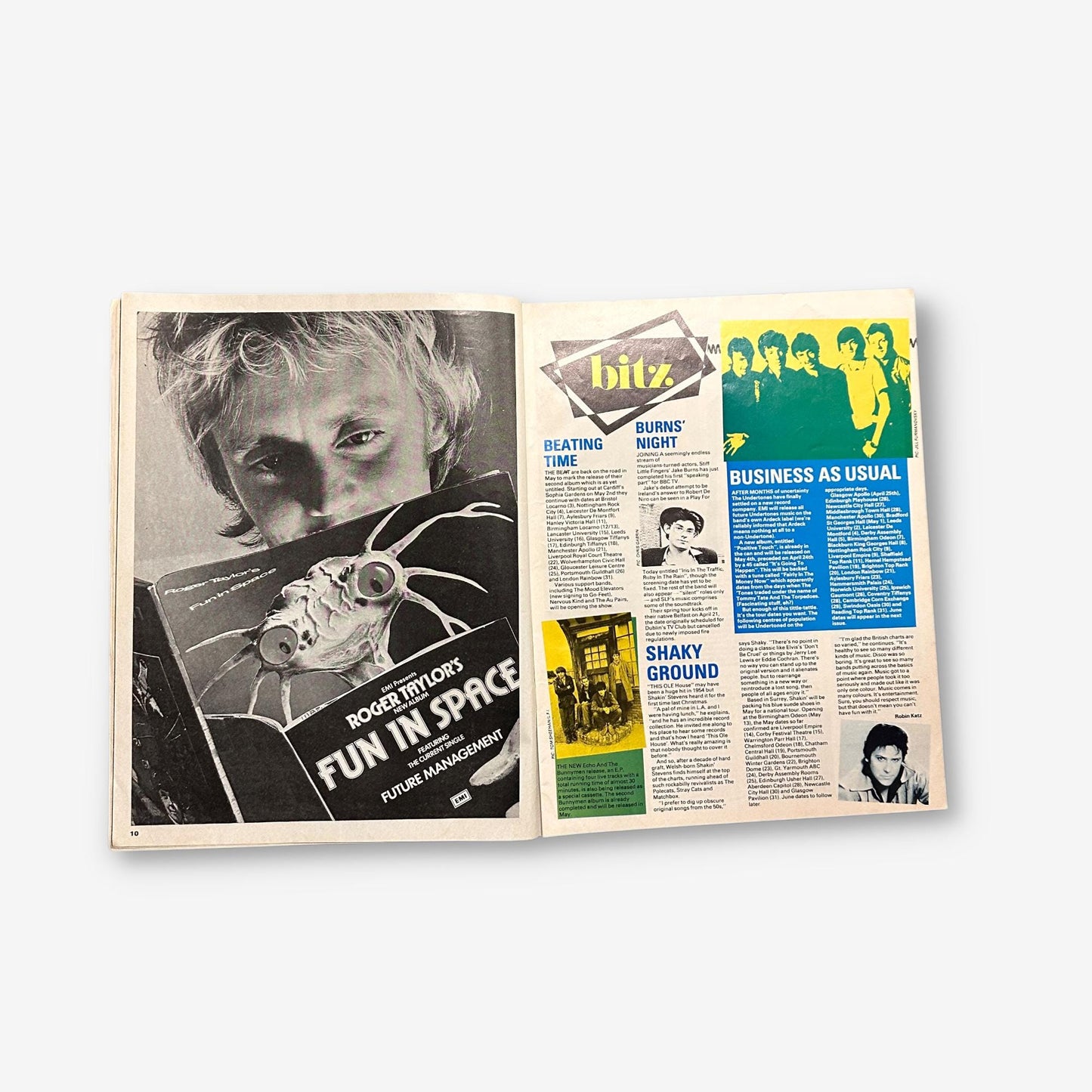 1981 Hazel O'Connor - Smash Hits Magazine