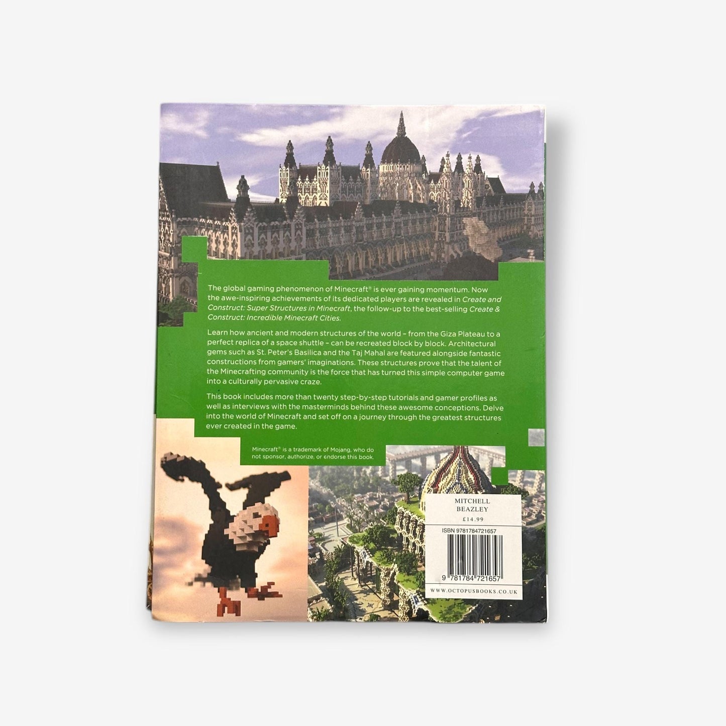 Create And Construct - Super Structures In Minecraft 2016 Paperback Book (Kirsten Kearney)