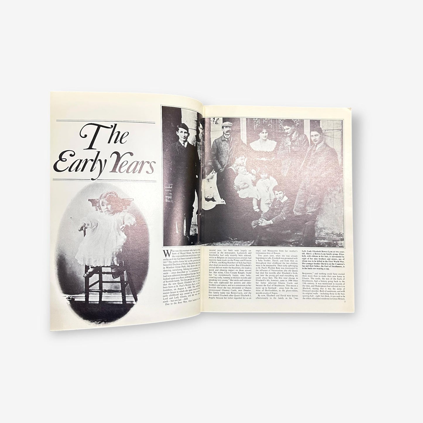 The Queen Mother - 75 Glorious Years - Magazine (Angus Hall) 1975