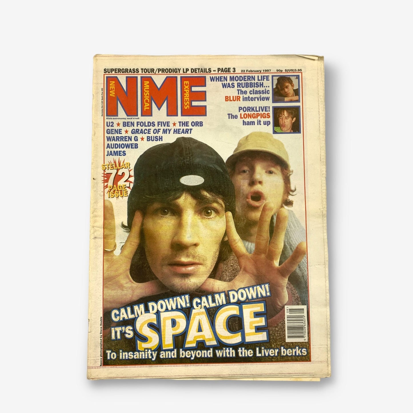 1997 Space - Calm Down Calm Down - NME Magazine