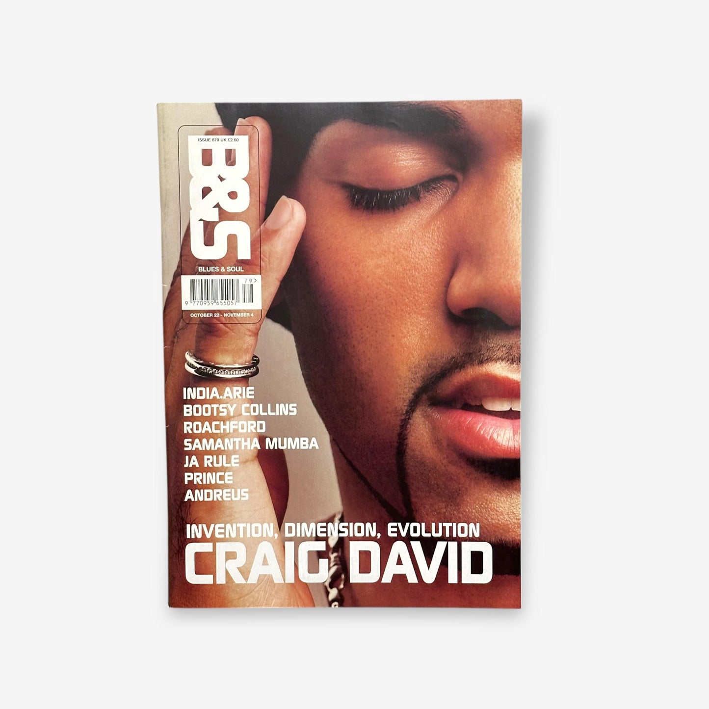 2002 Craig David - Invention, Dimension, Evolution - Blues & Soul Magazine Issue 879