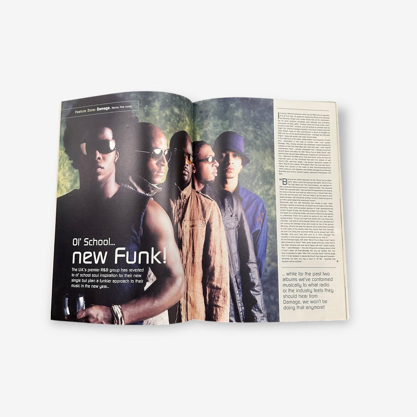 2001 Damage - Funkin' Into 2002 - Blues & Soul Magazine Issue 858