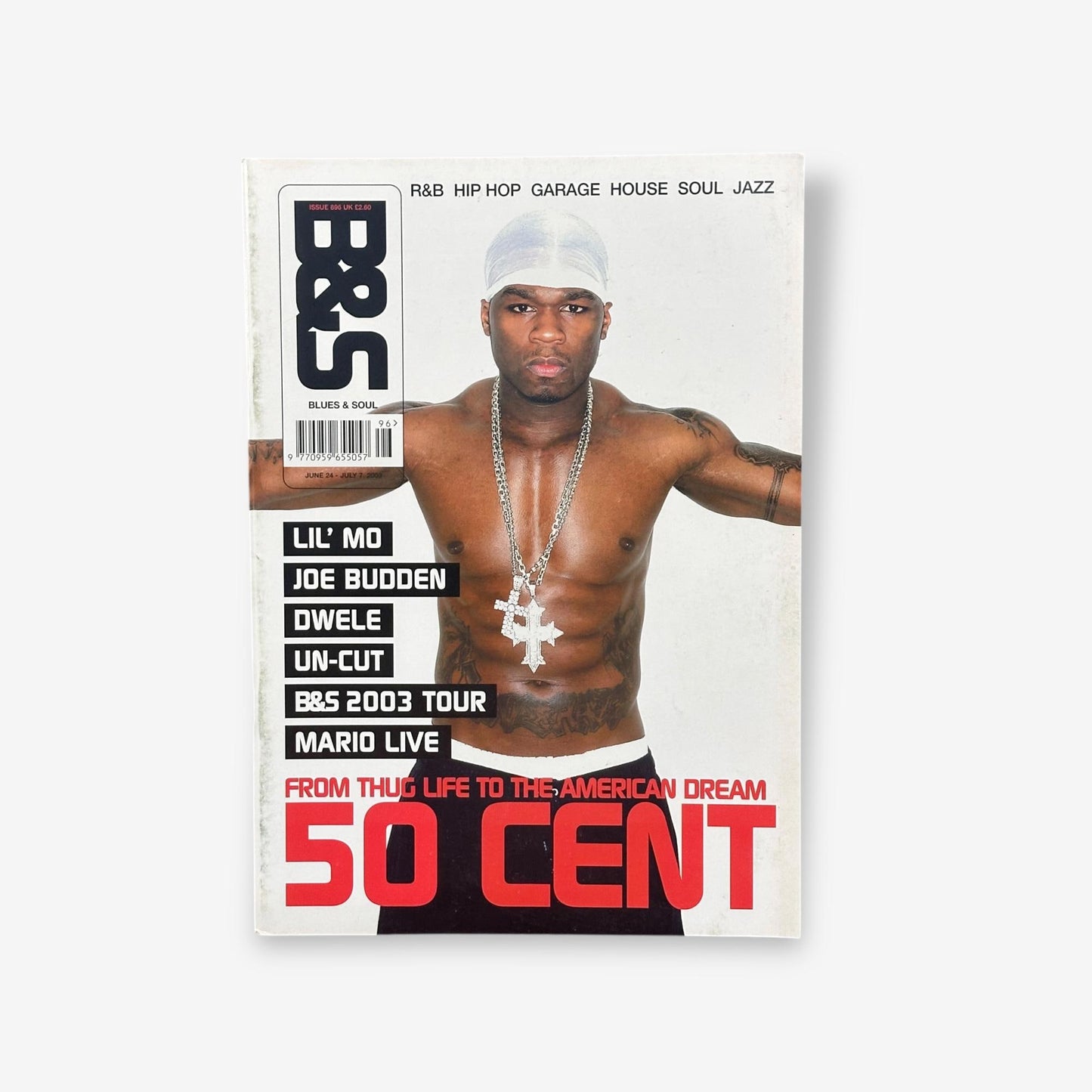 2003 50 Cent - From Thug Life To The American Dream - Blues & Soul Magazine Issue 896