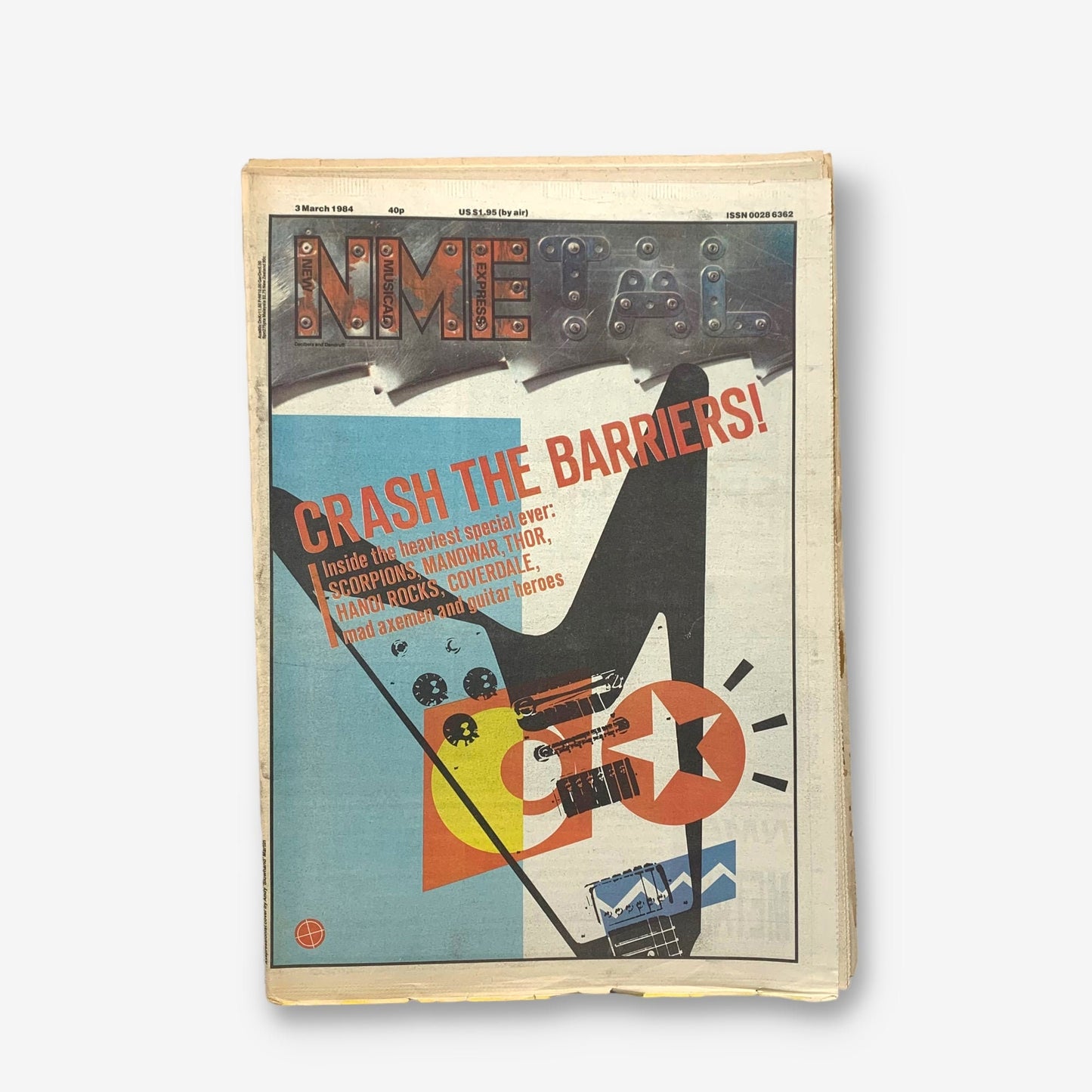 1984 Crash The Barriers Heavy Metal Edition - NME Magazine