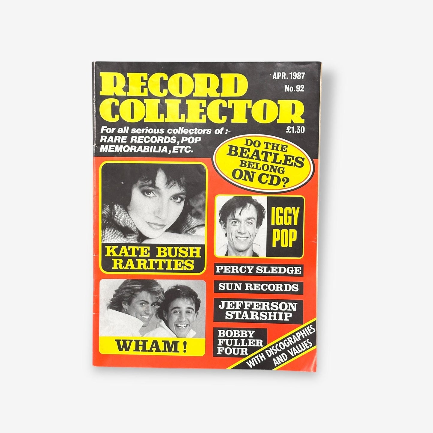 1987 Kate Bush Rarities / Wham! / Iggy Pop - Record Collector Magazine No. 92