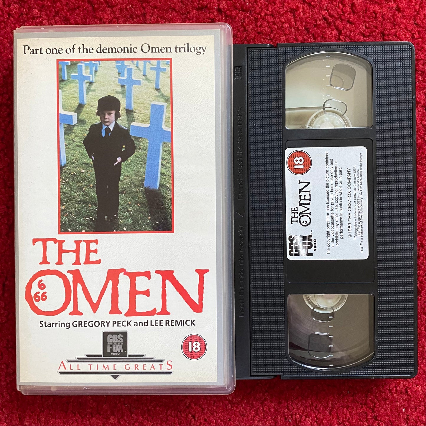 The Omen VHS Video (1976) 1079