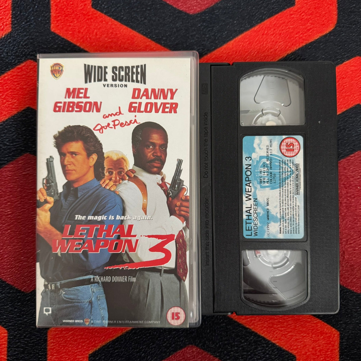 Lethal Weapon 3 VHS Video (1992) S012758