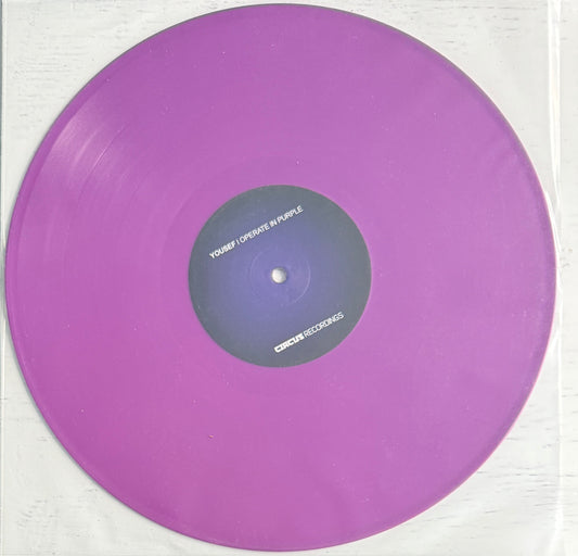 Yousef – I Operate In Purple Album Sampler – Circus Recordings – 2025 Vinyl