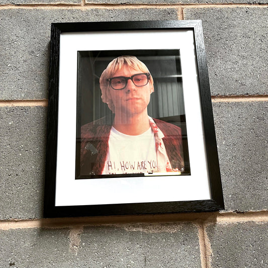 Nirvana - Kurt Cobain Glasses Original Magazine Print 38cm x 31cm