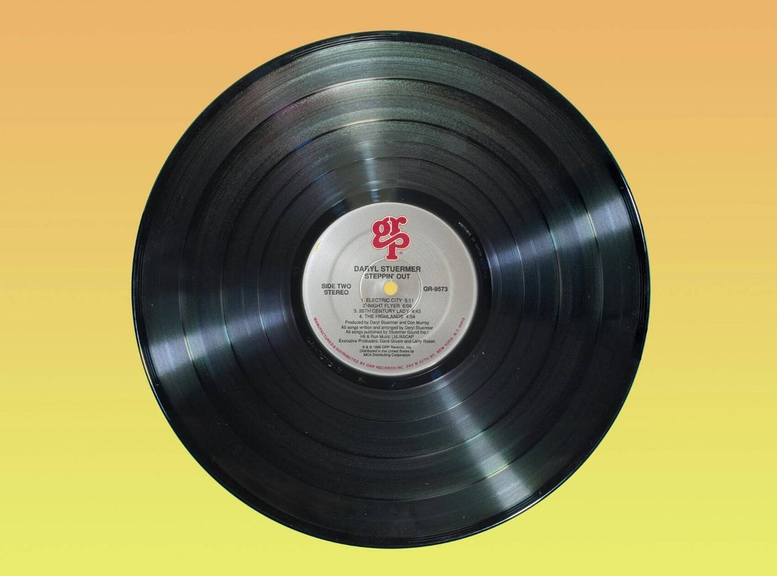 A vintage vinyl record that would be graded before selling - Vinyl Record at Supernova Heights