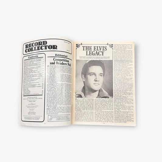 1987 The Elvis Presley Legacy - Record Collector Magazine No. 91