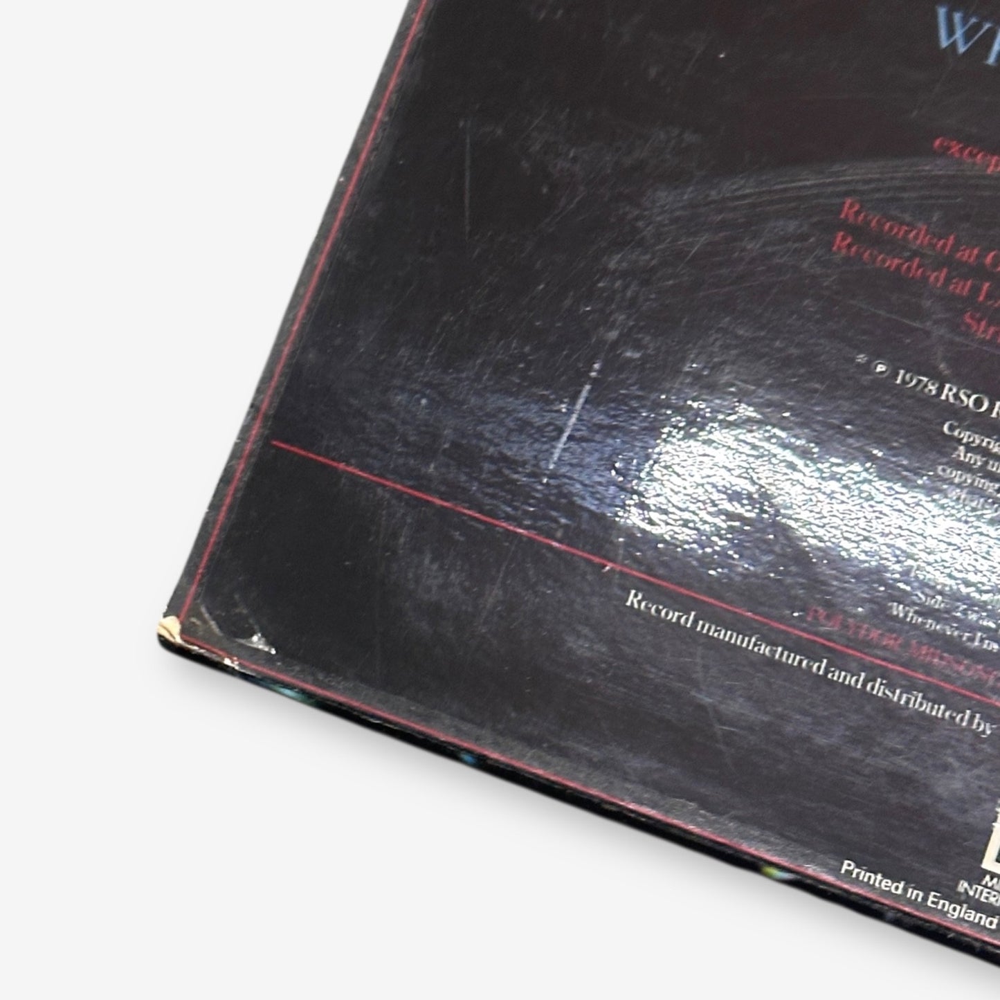 John Travolta - Sandy Vinyl Record With Poster 1978