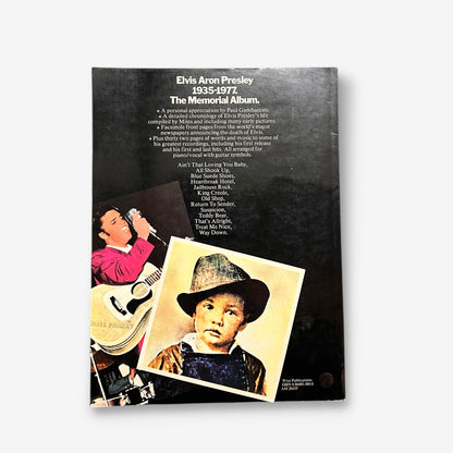 Elvis Aron Presley - The Memorial Album 1935-1977 Paperback Book (Pearce Marchbank) 1977