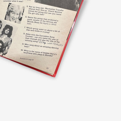 Top Of The Pops Annual 1981 Hardback Book 1981