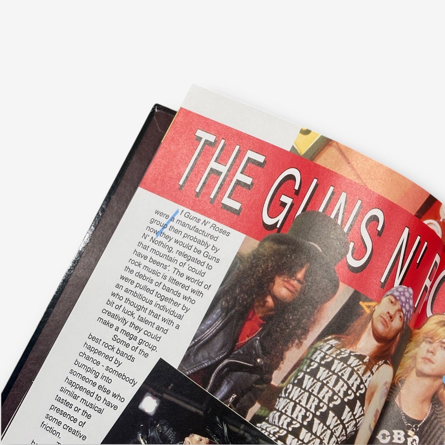 Guns N' Roses Special Hardback Annual Book (John Kercher) 1992