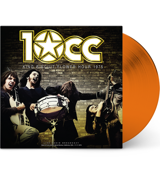 10cc – King Biscuit Flower Hour 1975 (Limited Edition 12-Inch Album on 180g Transparent Orange Vinyl)