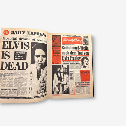 Elvis Aron Presley - The Memorial Album 1935-1977 Paperback Book (Pearce Marchbank) 1977