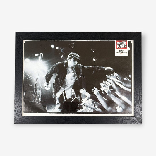 Framed Melody Maker A4 Magazine Poster - Liam Gallagher 2000