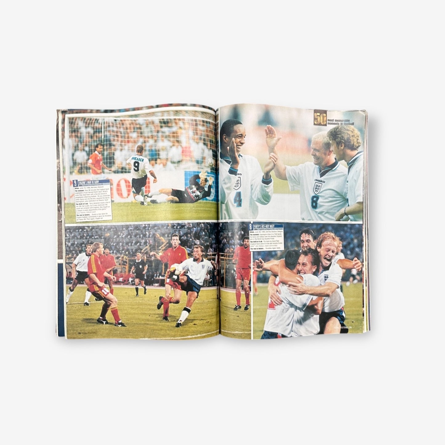 Football 50 - Most Memorable Moments In Football 1999 Magazine