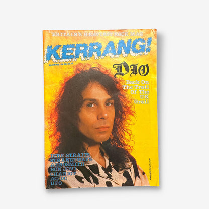 1986 Ronnie James Dio - Kerrang Magazine