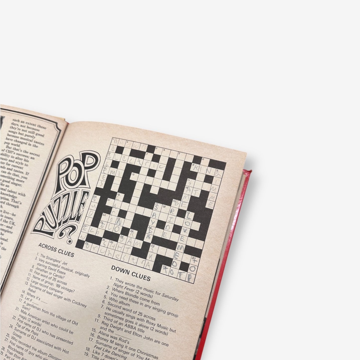 Top Of The Pops Annual 1981 Hardback Book 1981