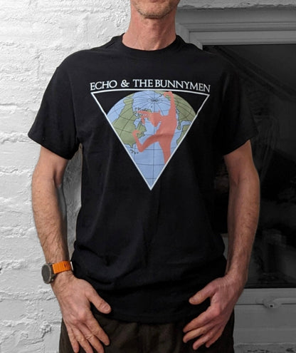 Official Echo & The Bunnymen 1986 Bunny Creature Vintage Tour T-Shirt.